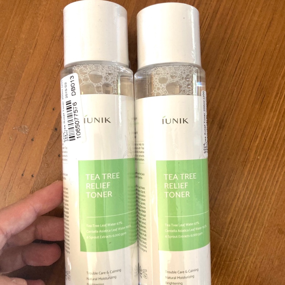 [iUNIK] Tea tree Relief Toner 200ml, 2 Btls